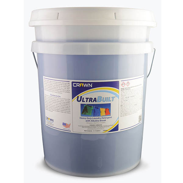 ULTRABUILT INSTITUTIONAL LAUNDRY DETERGENT, 5-GAL