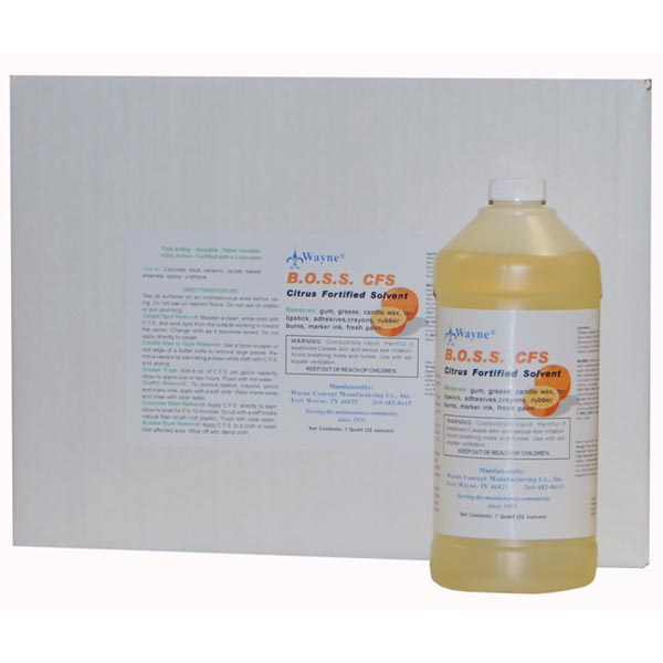 BOSS C.F.S. CITRUS FORTIFIED SOLVENT