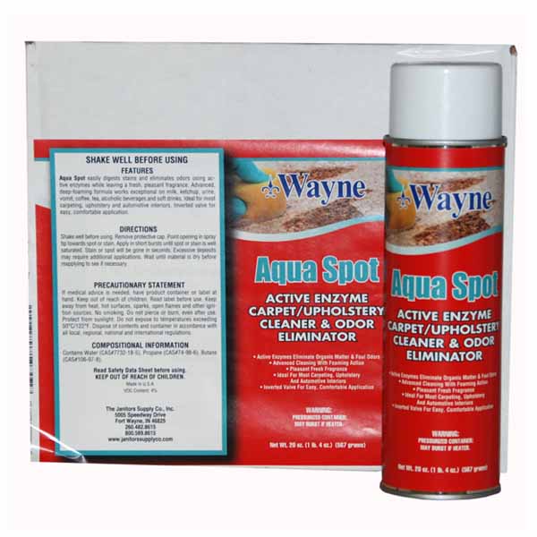 AQUA SPOT ENZYME CARPET UPHOLSTERY CLEANER